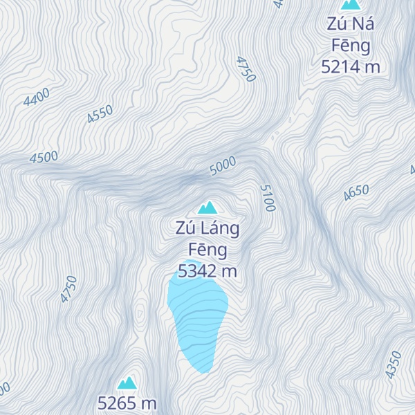 Map of Zú Láng Fēng