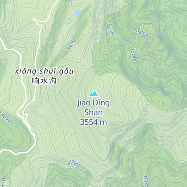 Map of Jiào Dǐng Shān