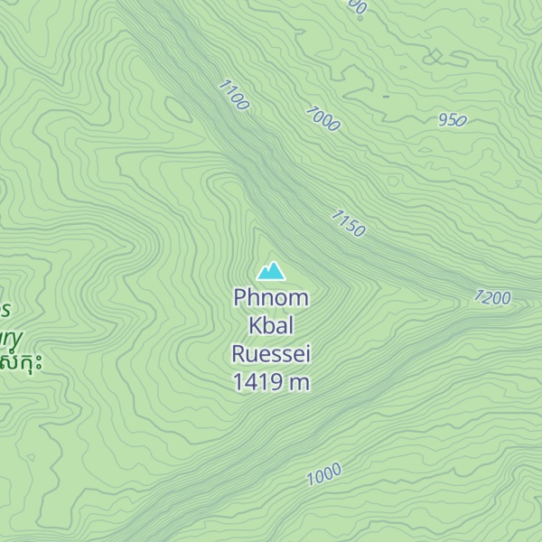 Map of Phnom Kbal Ruessei