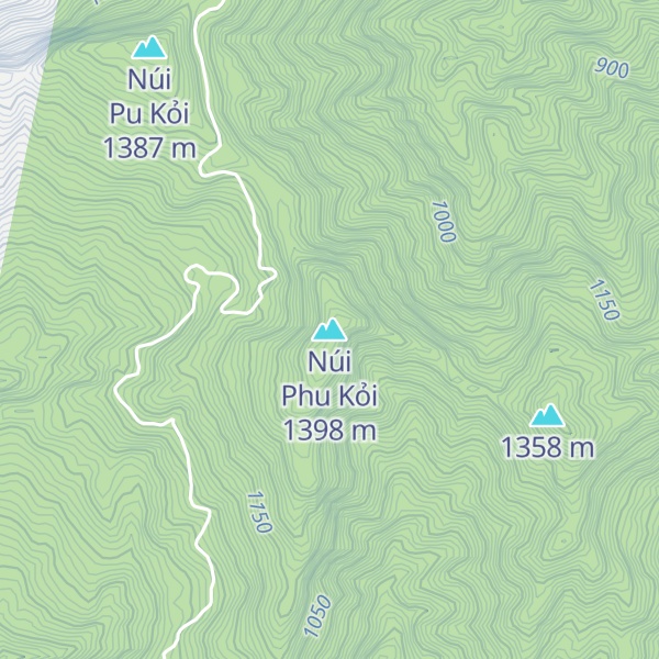 Map of Núi Phu Kỏi