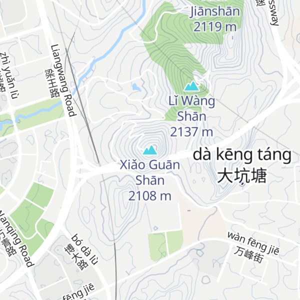 Map of Xiǎo Guān Shān