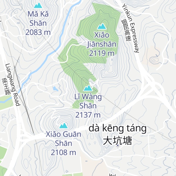 Map of Lǐ Wàng Shān