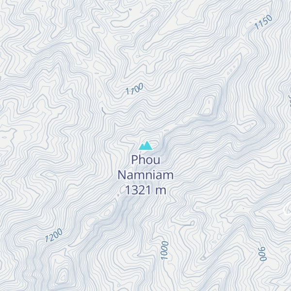 Map of Phou Namniam