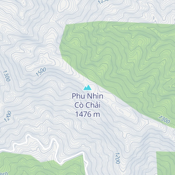 Map of Phu Nhìn Cò Chải