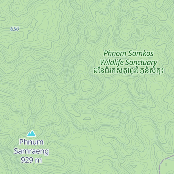 Map of Phnum Preaek