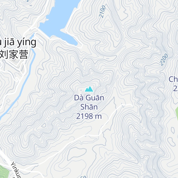 Map of Dà Guān Shān
