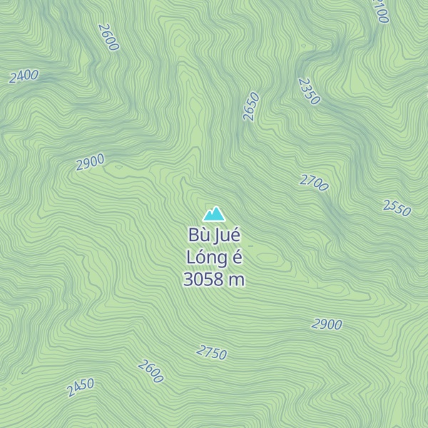 Map of Bù Jué Lóng é