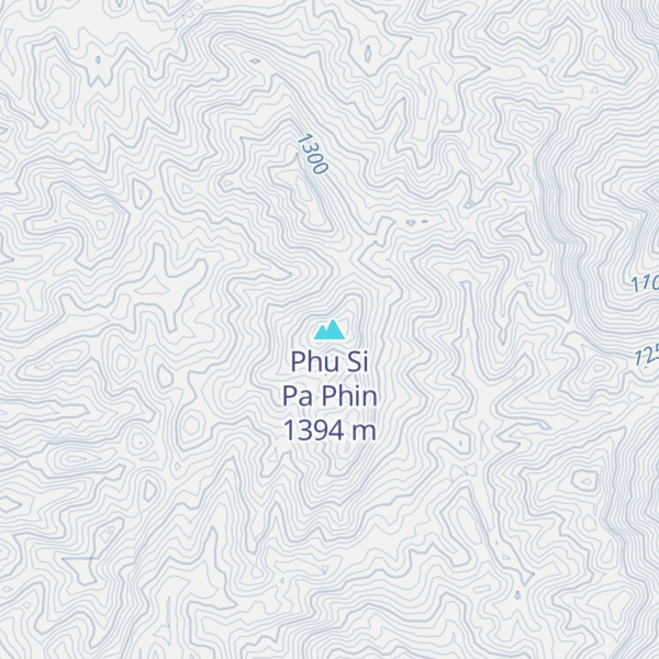 Map of Phu Si Pa Phin