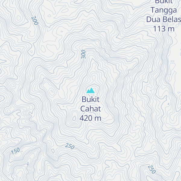 Map of Bukit Cahat