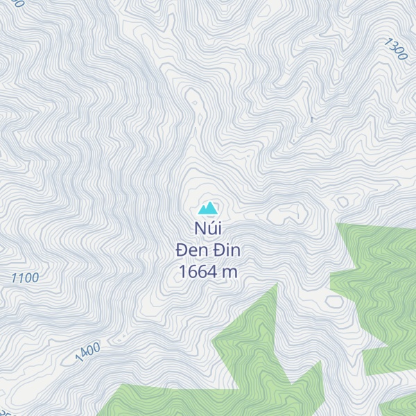 Map of Núi Đen Đin
