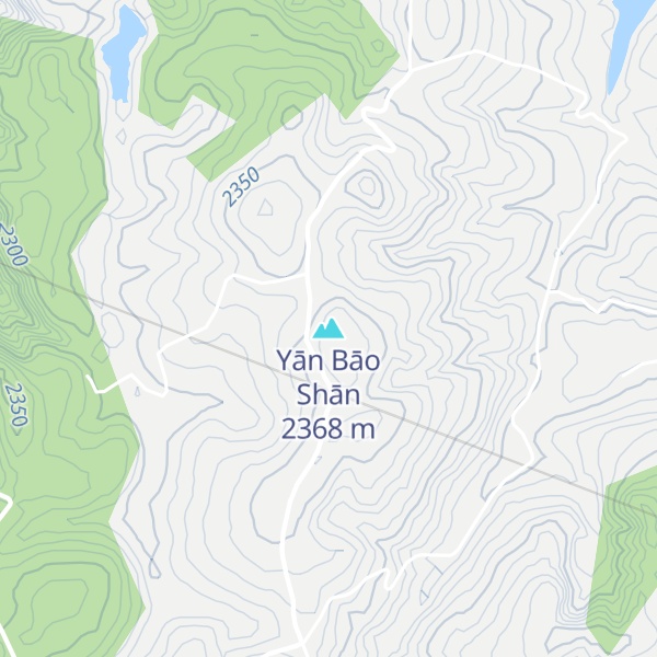Map of Yān Bāo Shān