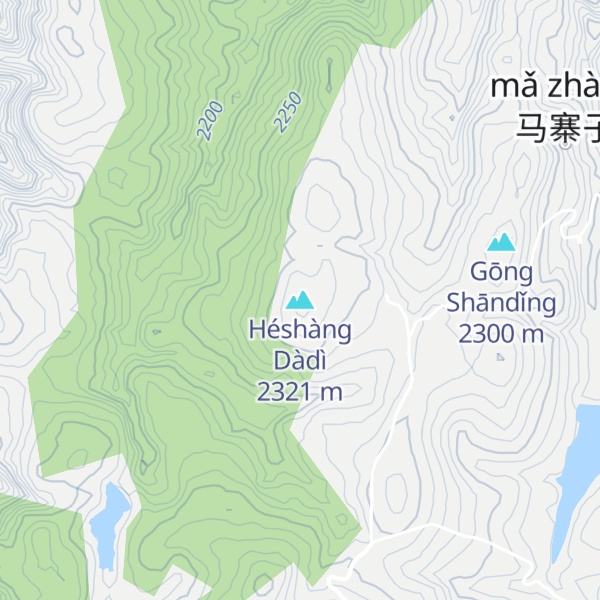 Map of Héshàng Dàdì