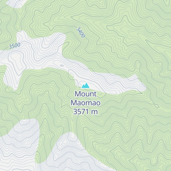 Map of Mount Maomao