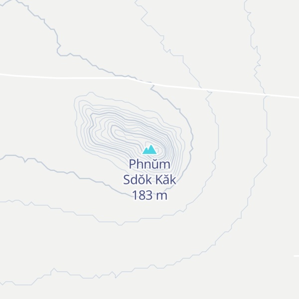 Map of Phnŭm Sdŏk Kăk