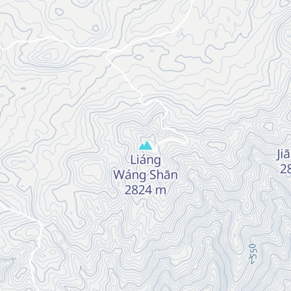 Map of Liáng Wáng Shān