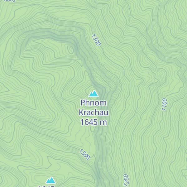 Map of Phnom Krachau