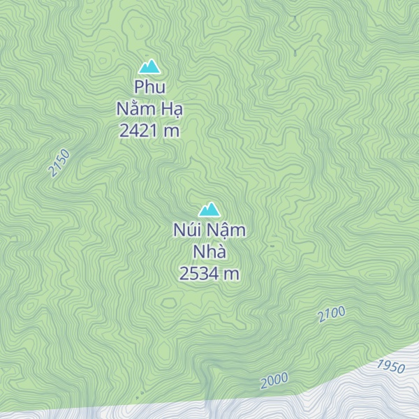 Map of Núi Nậm Nhà