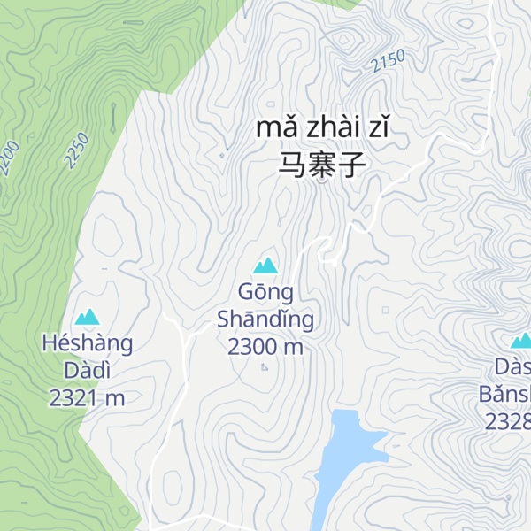 Map of Gōng Shāndǐng