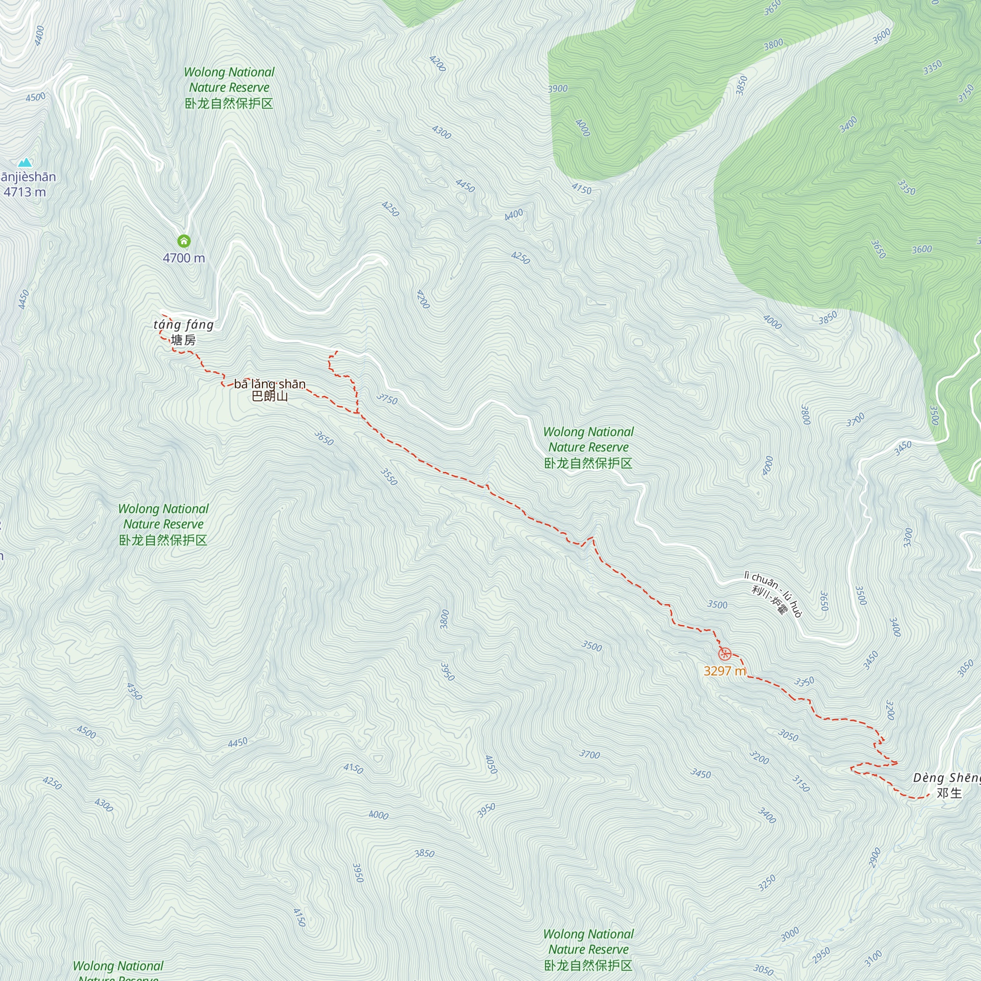 Péngzǐ map