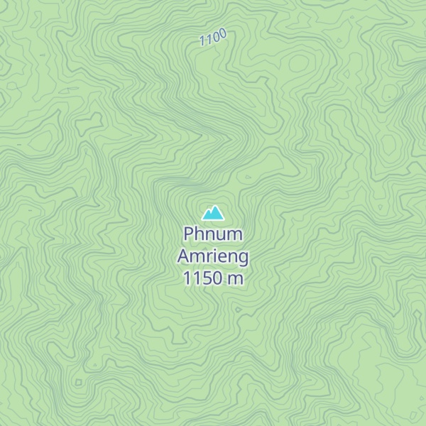 Map of Phnum Amrieng