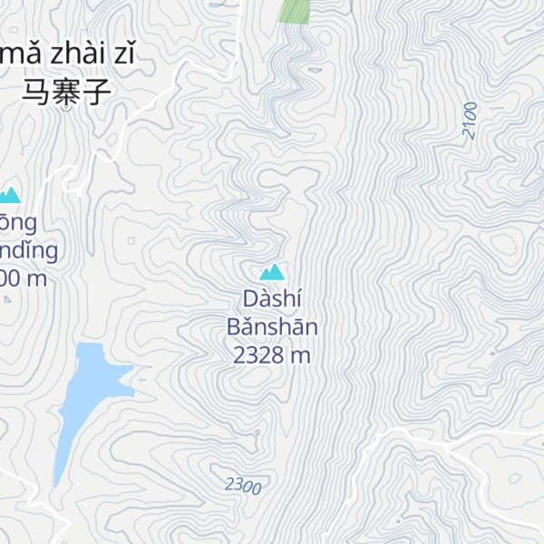 Map of Dàshí Bǎnshān