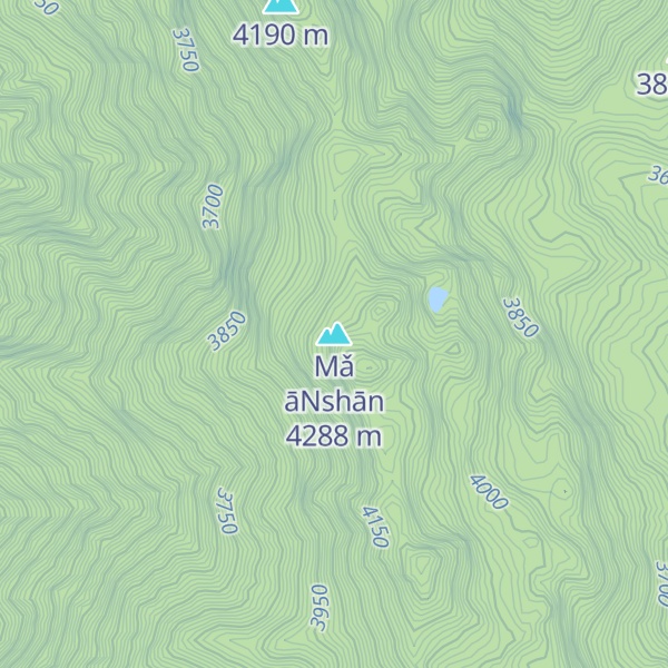 Map of Mǎ āNshān