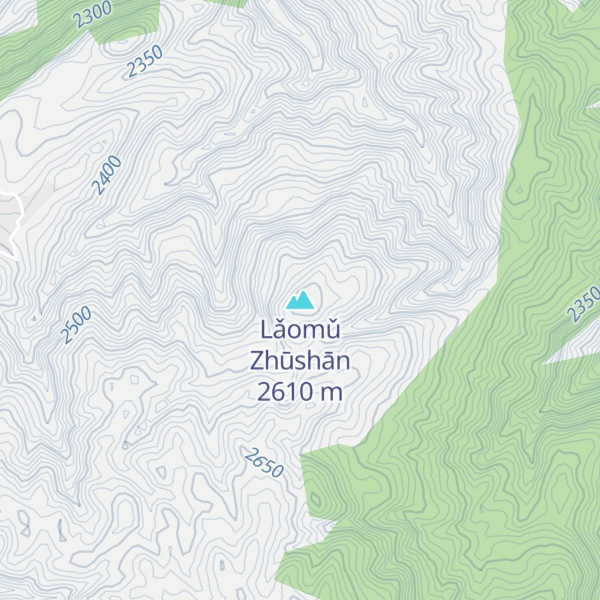 Map of Lǎomǔ Zhūshān