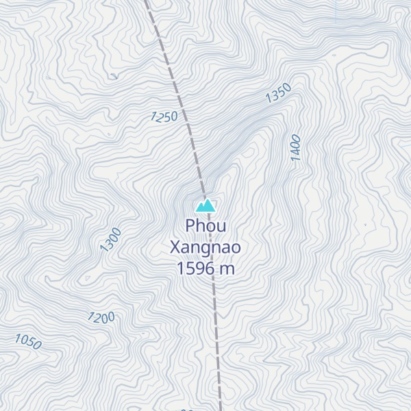 Map of Phou Xangnao