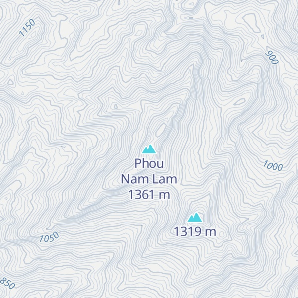 Map of Phou Nam Lam