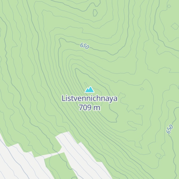 Map of Listvennichnaya