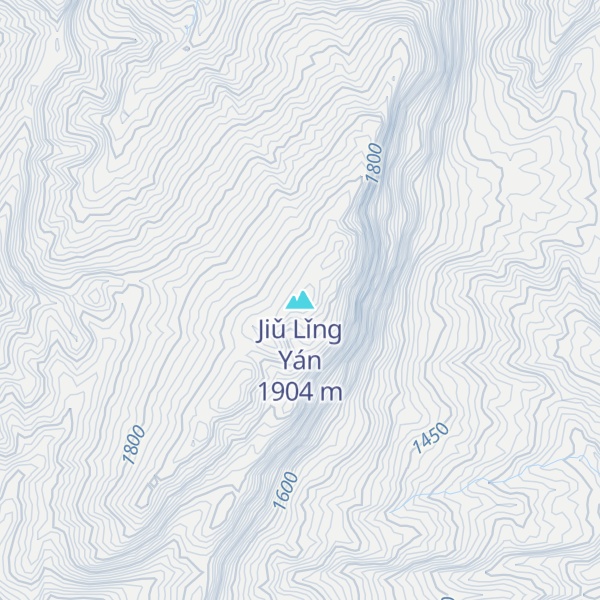 Map of Jiǔ Lǐng Yán