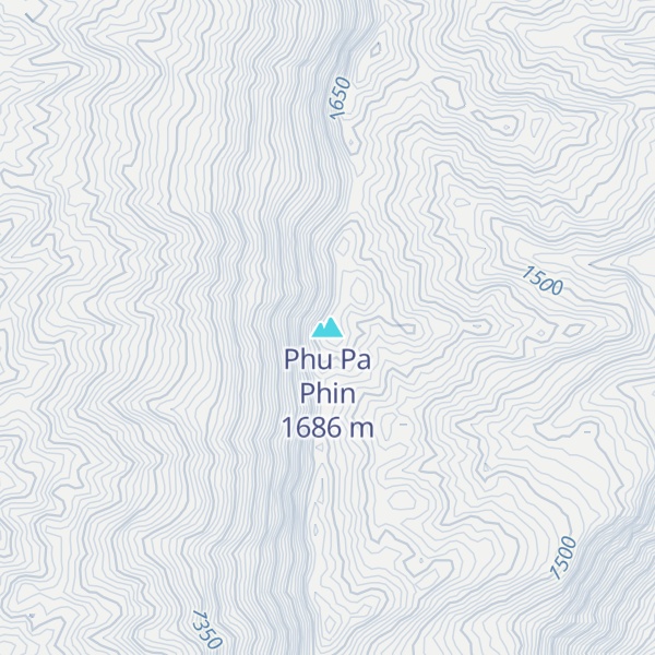 Map of Phu Pa Phin