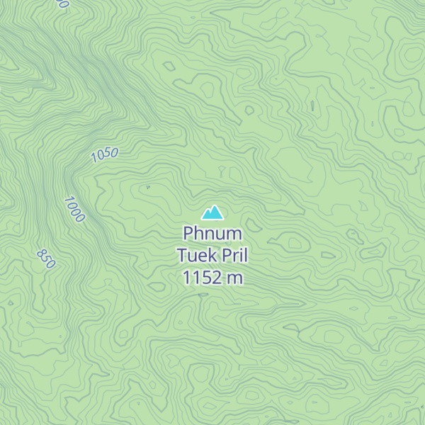 Map of Phnum Tuek Pril