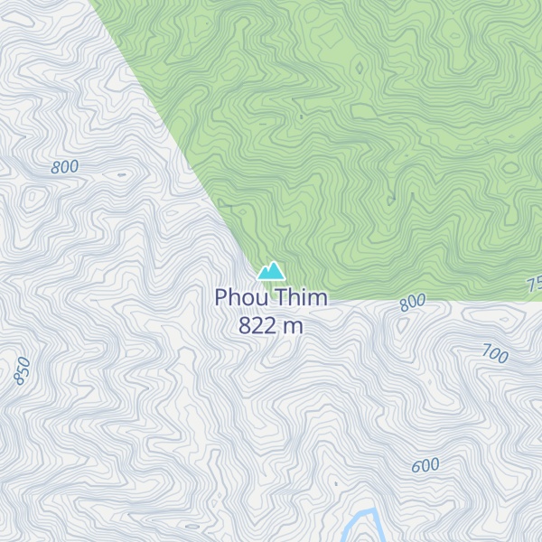 Map of Phou Thim