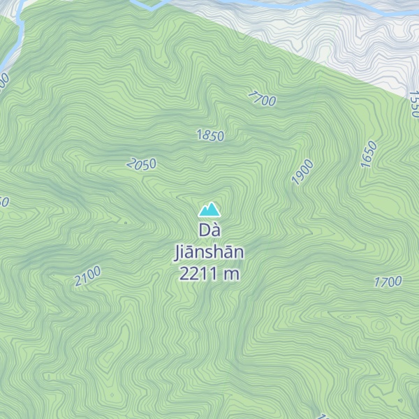 Map of Dà Jiānshān