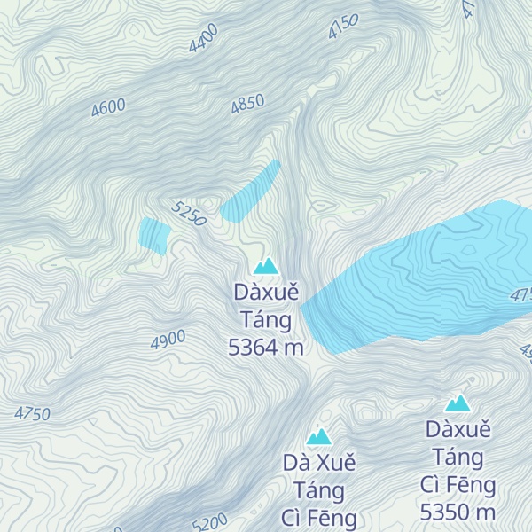 Map of Dàxuě Táng