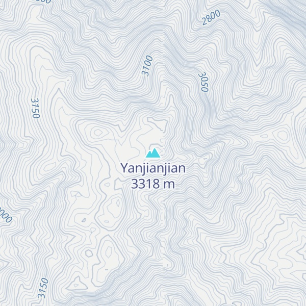 Map of Yanjianjian