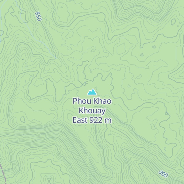 Map of Phou Khao Khouay East