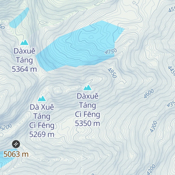 Map of Dàxuě Táng Cì Fēng