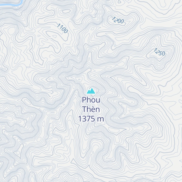 Map of Phou Thèn