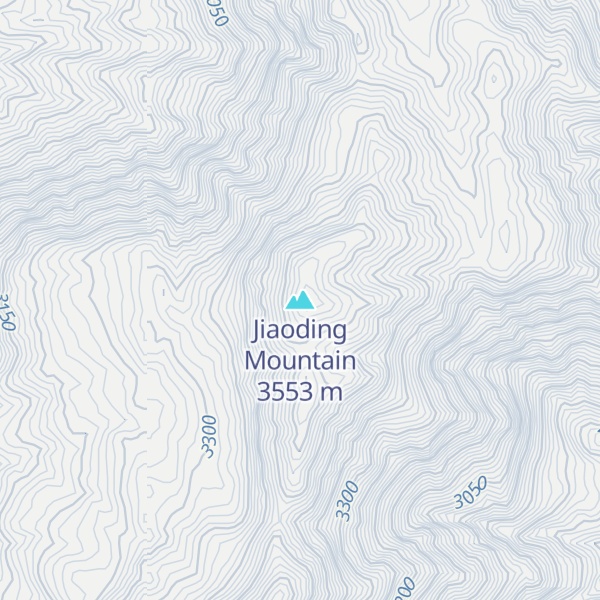 Map of Jiaoding Mountain