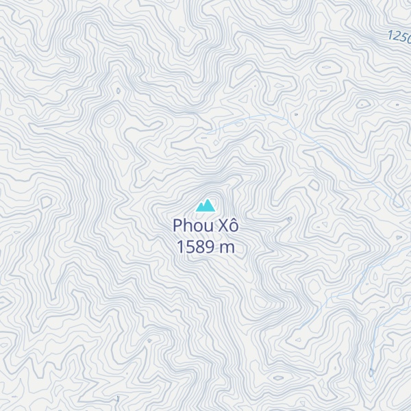 Map of Phou Xô