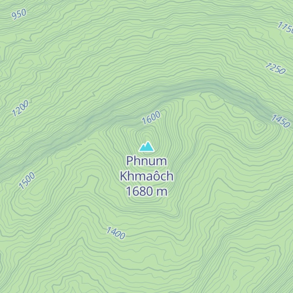 Map of Phnum Khmaôch