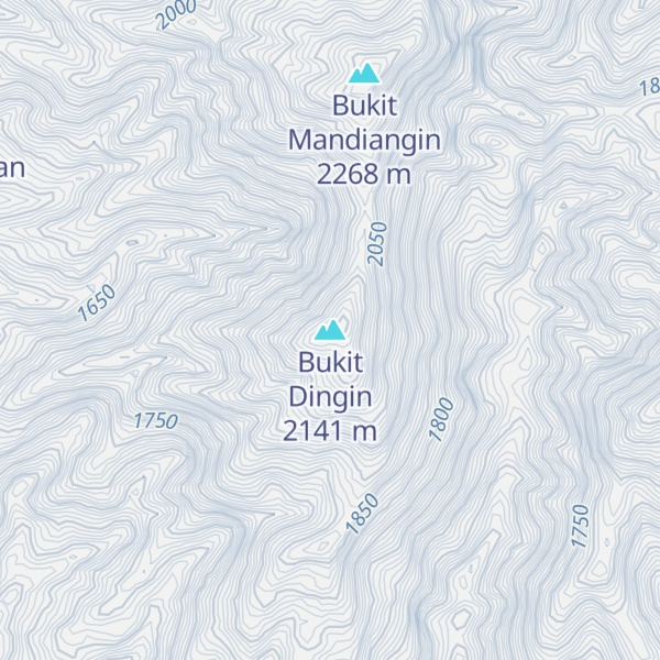 Map of Bukit Dingin