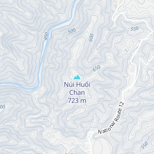 Map of Núi Huổi Chan