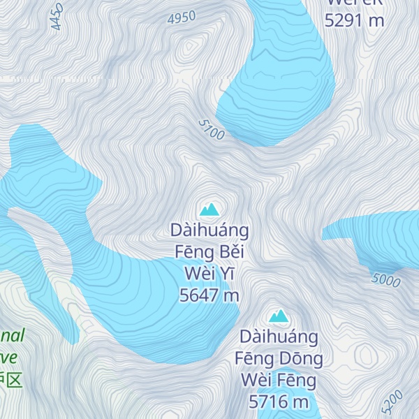 Map of Dàihuáng Fēng Běi Wèi Yī