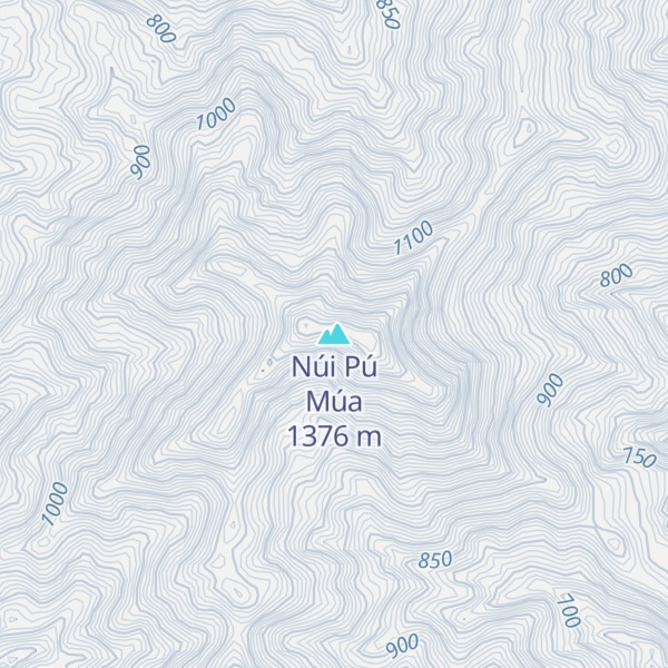 Map of Núi Pú Múa