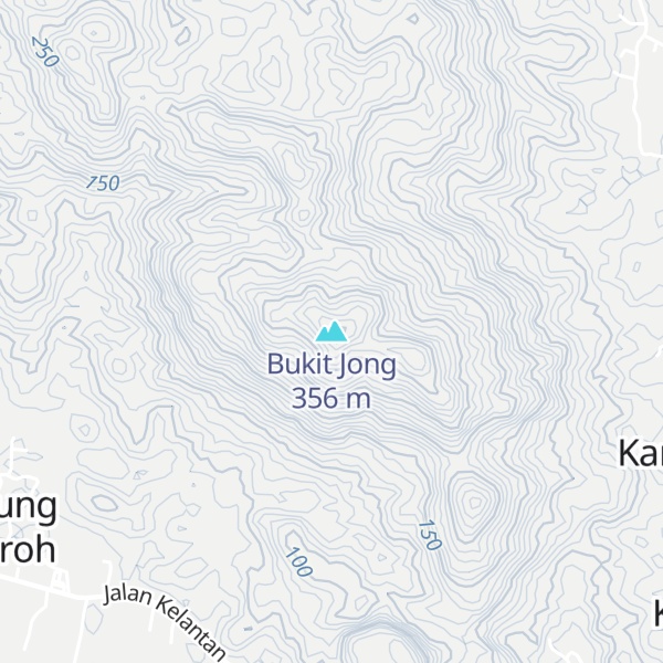 Map of Bukit Jong