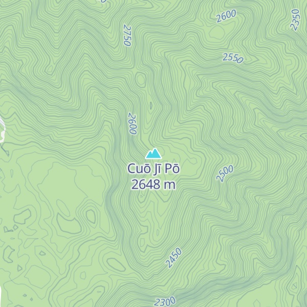 Map of Cuō Jī Pō