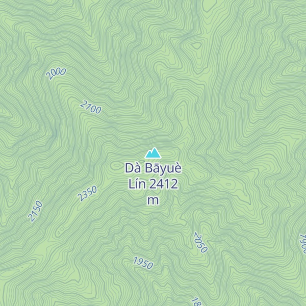 Map of Dà Bāyuè Lín